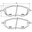 Jeu de 4 plaquettes de frein avant BREMBO P 78 017 - Visuel 2
