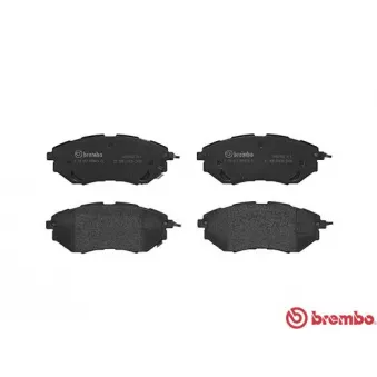 Jeu de 4 plaquettes de frein avant BREMBO P 78 017