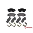 Jeu de 4 plaquettes de frein avant BREMBO P 78 021 - Visuel 1