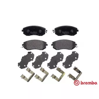 Jeu de 4 plaquettes de frein avant BREMBO P 78 021