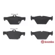 Jeu de 4 plaquettes de frein arrière BREMBO P 78 026 - Visuel 1