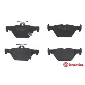 Jeu de 4 plaquettes de frein arrière BREMBO P 78 026