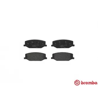 Jeu de 4 plaquettes de frein avant BREMBO P 79 001