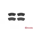 Jeu de 4 plaquettes de frein avant BREMBO P 79 005 - Visuel 1