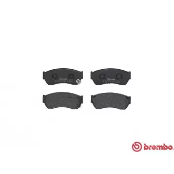 Jeu de 4 plaquettes de frein avant BREMBO P 79 005