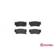 Jeu de 4 plaquettes de frein avant BREMBO P 79 006 - Visuel 1