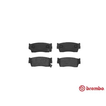 Jeu de 4 plaquettes de frein avant BREMBO P 79 006