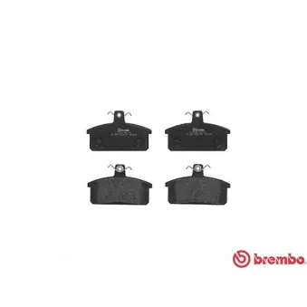 Jeu de 4 plaquettes de frein avant BREMBO P 79 007