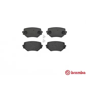 Jeu de 4 plaquettes de frein avant BREMBO P 79 009