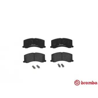 Jeu de 4 plaquettes de frein avant BREMBO P 79 010