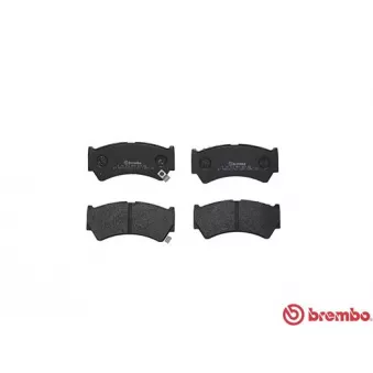 Jeu de 4 plaquettes de frein avant BREMBO P 79 013