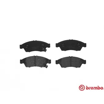Jeu de 4 plaquettes de frein avant BREMBO P 79 014