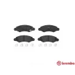 Jeu de 4 plaquettes de frein avant BREMBO P 79 015 - Visuel 1