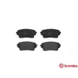 Jeu de 4 plaquettes de frein avant BREMBO P 79 019 - Visuel 1