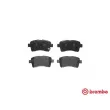 Jeu de 4 plaquettes de frein avant BREMBO P 79 021 - Visuel 1