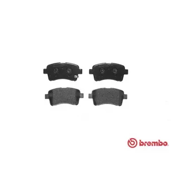Jeu de 4 plaquettes de frein avant BREMBO P 79 021