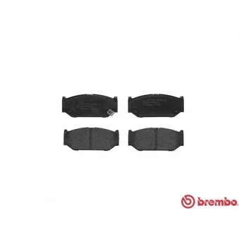 Jeu de 4 plaquettes de frein avant BREMBO P 79 023