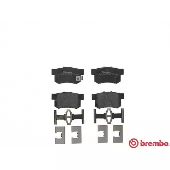 Jeu de 4 plaquettes de frein arrière BREMBO P 79 027