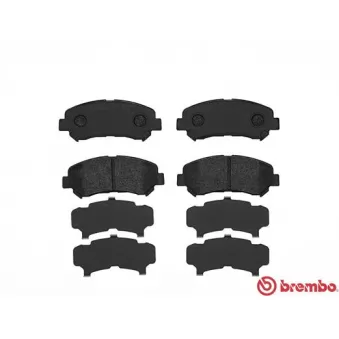 Jeu de 4 plaquettes de frein avant BREMBO P 79 028
