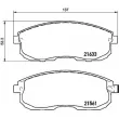 Jeu de 4 plaquettes de frein avant BREMBO P 79 030 - Visuel 2