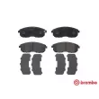 Jeu de 4 plaquettes de frein avant BREMBO P 79 030 - Visuel 1