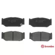 Jeu de 4 plaquettes de frein avant BREMBO P 79 031 - Visuel 1