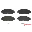 Jeu de 4 plaquettes de frein avant BREMBO P 79 032 - Visuel 1