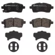 Jeu de 4 plaquettes de frein avant BREMBO P 79 037 - Visuel 1