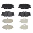 Jeu de 4 plaquettes de frein avant BREMBO P 79 040 - Visuel 1