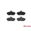 Jeu de 4 plaquettes de frein avant BREMBO P 82 001 - Visuel 1
