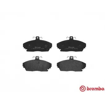 Jeu de 4 plaquettes de frein avant BREMBO P 82 001
