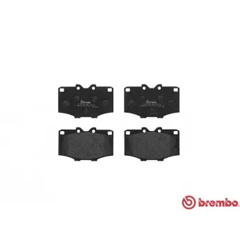 Jeu de 4 plaquettes de frein avant BREMBO P 83 006