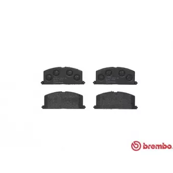 Jeu de 4 plaquettes de frein avant BREMBO P 83 011