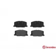 Jeu de 4 plaquettes de frein avant BREMBO P 83 016 - Visuel 1