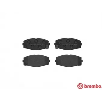Jeu de 4 plaquettes de frein avant BREMBO P 83 020
