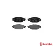 Jeu de 4 plaquettes de frein avant BREMBO P 83 023 - Visuel 1