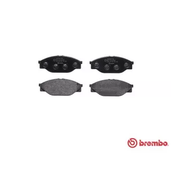 Jeu de 4 plaquettes de frein avant BREMBO P 83 023