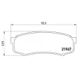 Jeu de 4 plaquettes de frein arrière BREMBO P 83 024 - Visuel 2