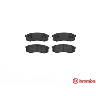 Jeu de 4 plaquettes de frein arrière BREMBO P 83 024