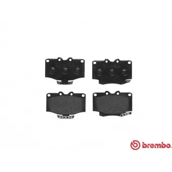 Jeu de 4 plaquettes de frein avant BREMBO P 83 026