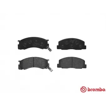 Jeu de 4 plaquettes de frein avant BREMBO P 83 029