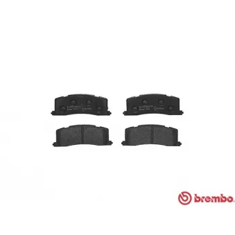 Jeu de 4 plaquettes de frein arrière BREMBO P 83 030
