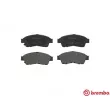 Jeu de 4 plaquettes de frein avant BREMBO P 83 034 - Visuel 1