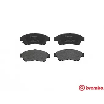 Jeu de 4 plaquettes de frein avant BREMBO P 83 034