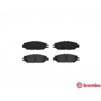 Jeu de 4 plaquettes de frein arrière BREMBO P 83 036
