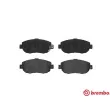 Jeu de 4 plaquettes de frein avant BREMBO P 83 037 - Visuel 1