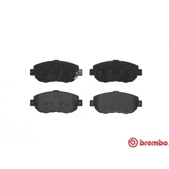 Jeu de 4 plaquettes de frein avant BREMBO