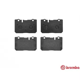 Jeu de 4 plaquettes de frein avant BREMBO