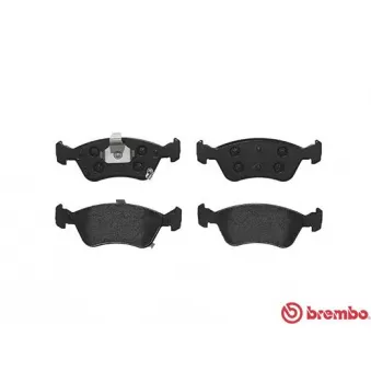Jeu de 4 plaquettes de frein avant BREMBO P 83 041