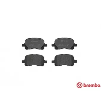 Jeu de 4 plaquettes de frein avant BREMBO P 83 044